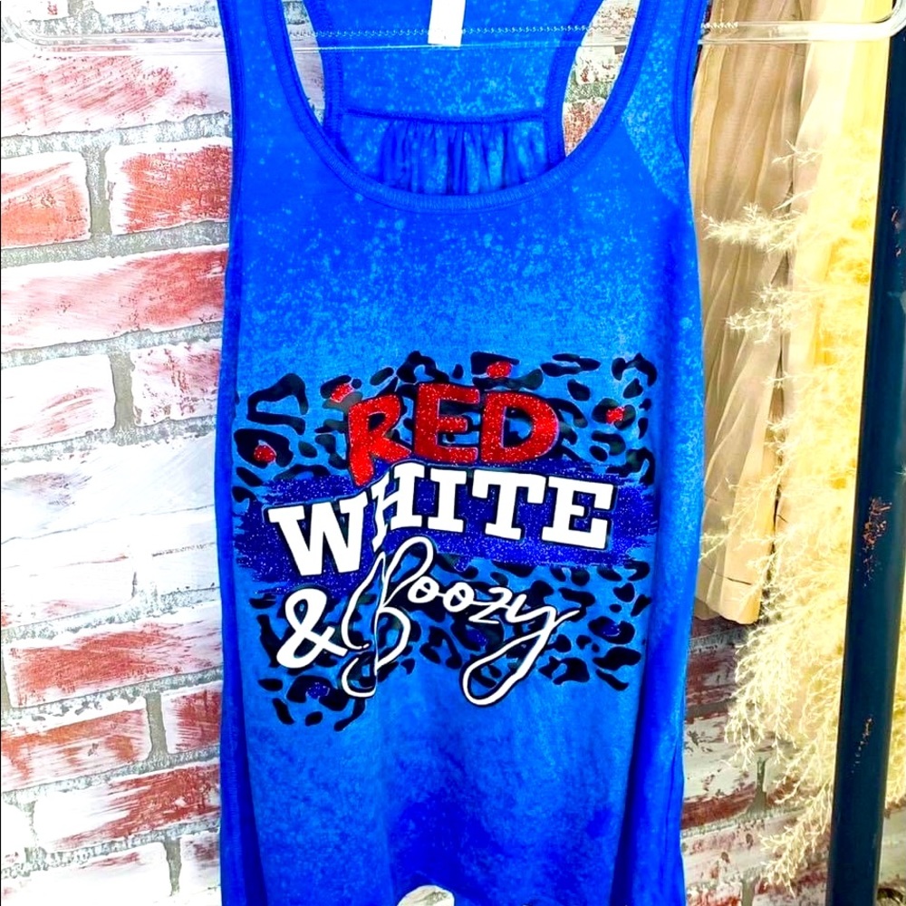Red white and boozy tank